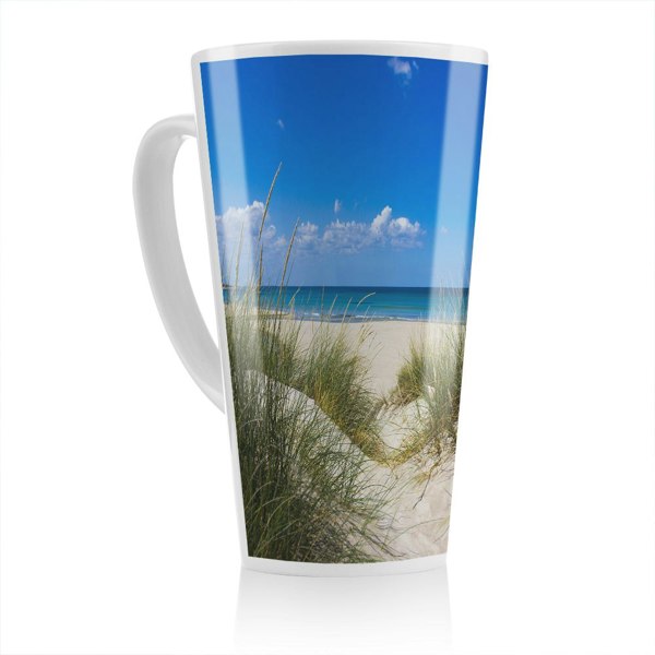 Benjamin Tate Design Salento, sand dunes Designer Latte Mug