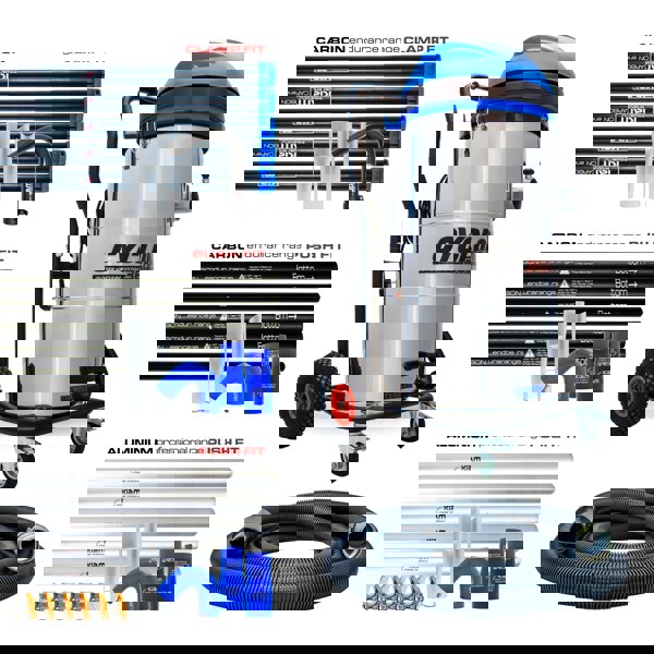 Kiam CYCLONE® All Terrain Gutter Vacuum System 3600W 100L Stainless Steel