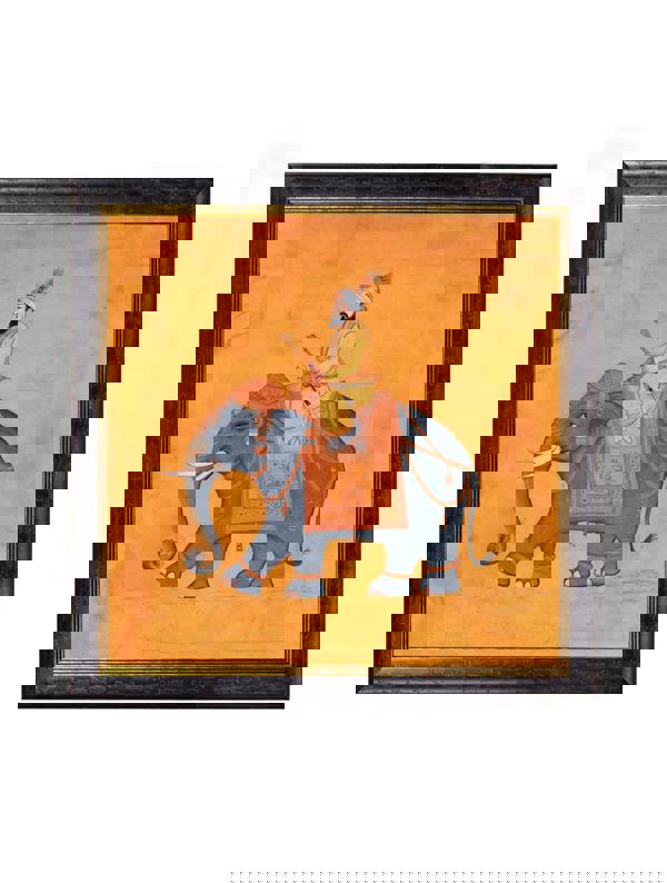 Exceptional Art Royal Saffron Mughals - Oxford square frame