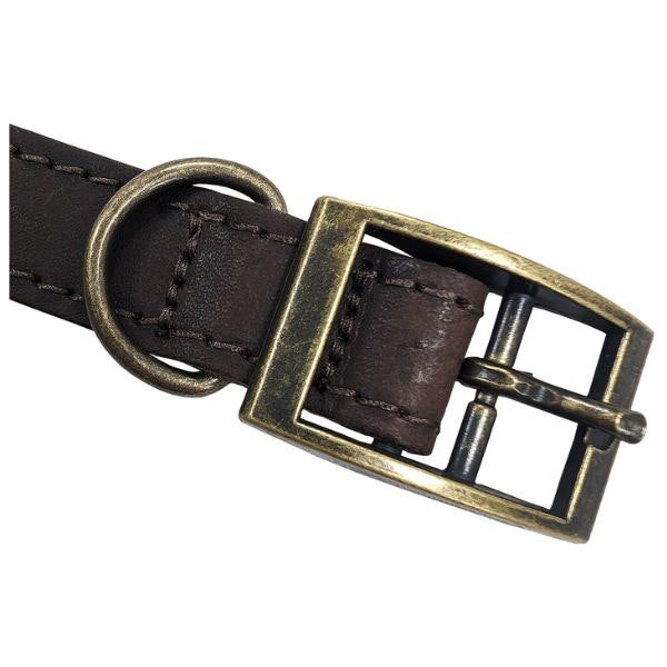 HugglePets Legacy Leather Dog Collar