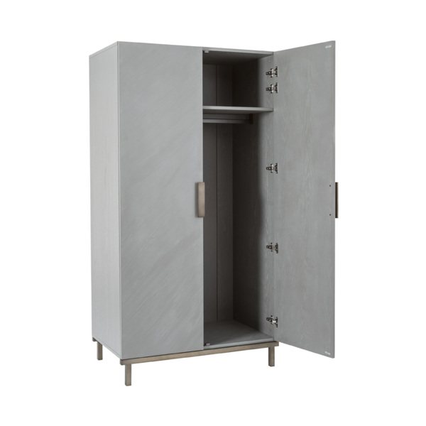 Lilly Wardrobe - Grey Oak Veneer