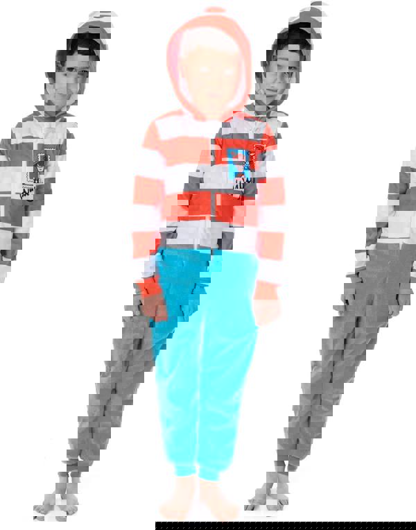 Where's Wally Boys Multicoloured Wally Onesie