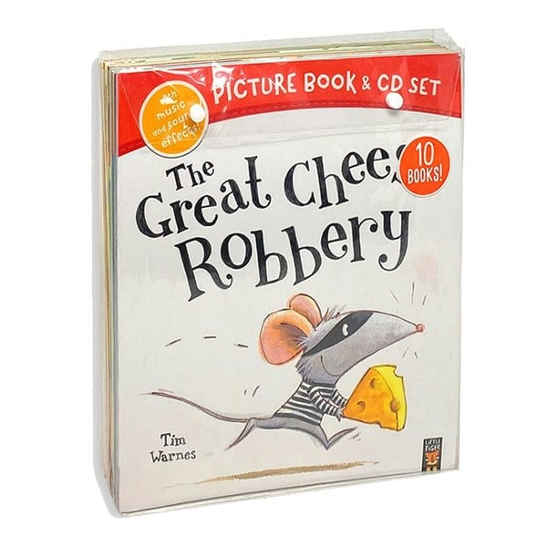 The Great Cheese Robbery and Other Stories Collection 10 Books & CDs Set