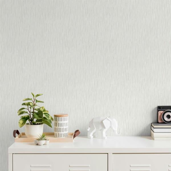 Nala Texture White Wallpaper