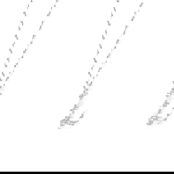 Say It With Luxe CZ Initial Necklace - Sterling Silver