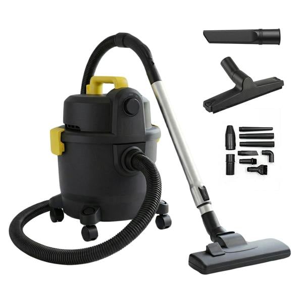 Spector Wet and Dry Cylinder Vacuum Cleaner Powerful Suction HEPA 1000W 15L