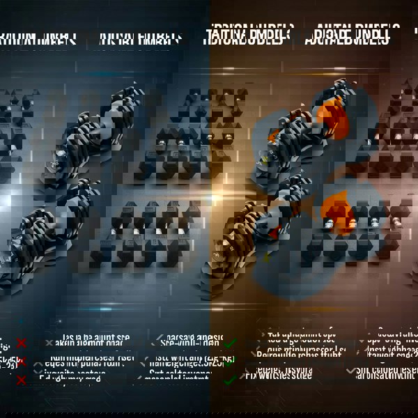 Strongology Urban25 Home Fitness Black and Orange Adjustable Smart Dumbbell from 2.5kg up to 25kg Training Weights