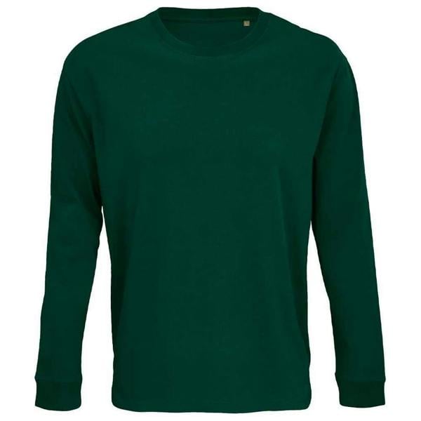 SOLS Unisex Adult Pioneer Organic Cotton Long-Sleeved T-Shirt - Green Empire