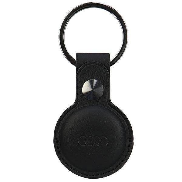 Audi Synthetic Leather AirTag Case Black - AU-ATKR-Q3/D1-BK