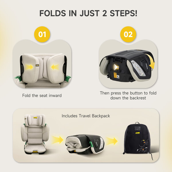 JoviKids Rober + Booster Seat - Milkstone