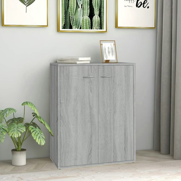 Berkfield Sideboard Grey Sonoma 60x30x75 cm Engineered Wood
