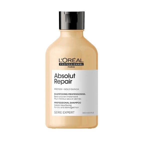 L'Oreal Professionnel Serie Expert Absolut Repair Shampoo, this resurfacing shampoo instantly transforms you hair with a lightweight touch.