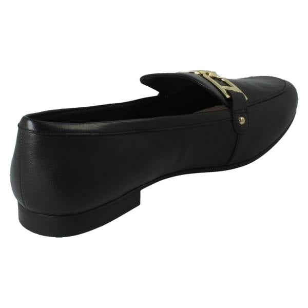 Clarks Ladies Clarks Leather Loafers Tamna Trim