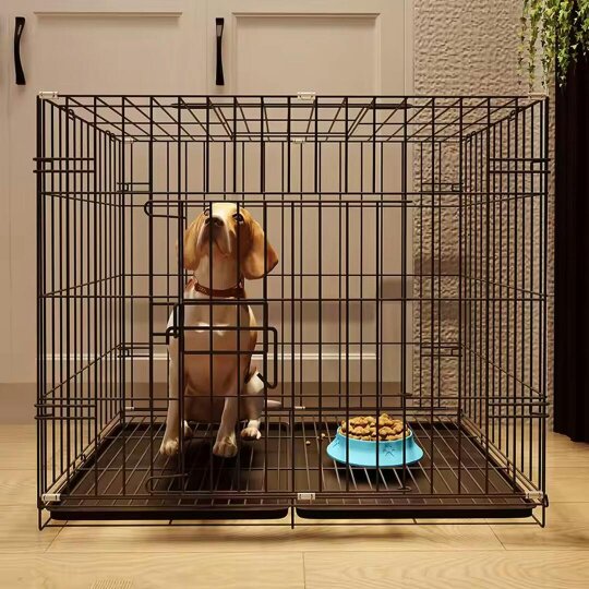 Havendro 24 inch Dog Cage Small Crate Puppy Pet Carrier Folding Training