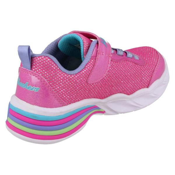 Skechers Girls Skechers Light Up Trainers Shimmer Spells 302304
