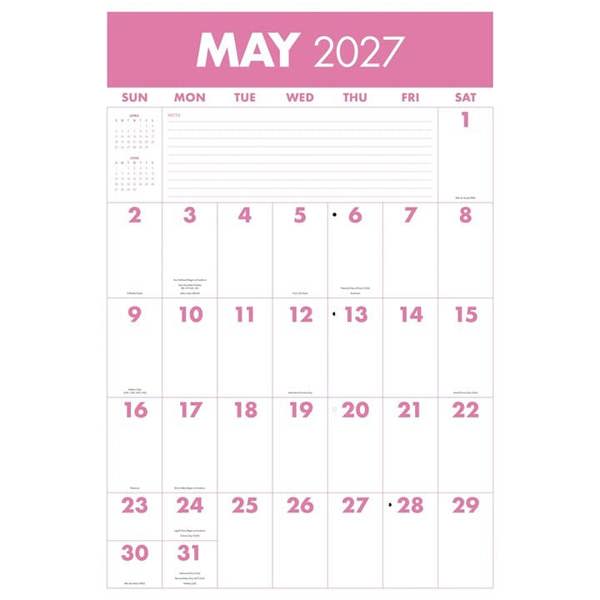 The Monster Grid Deluxe Calendar 2027, Deluxe Calendars, Month To View, Basics, Gift