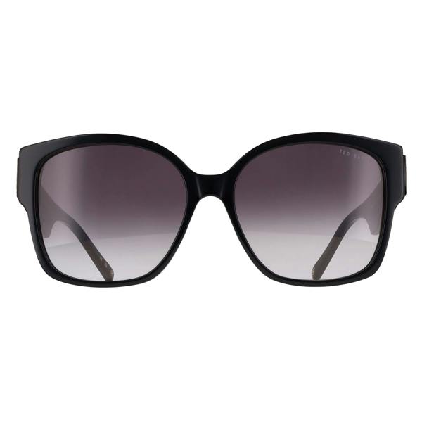 Ted Baker Sunglasses TB1767 Linia 001 Gloss Solid Black Purple Gradient