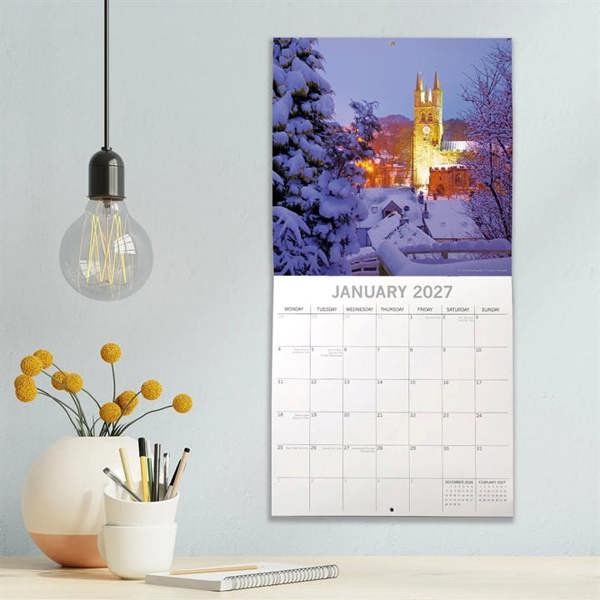 Britain's Most Beautiful Villages Calendar 2027, Wall Calendars, Month To View, Travel, Gift