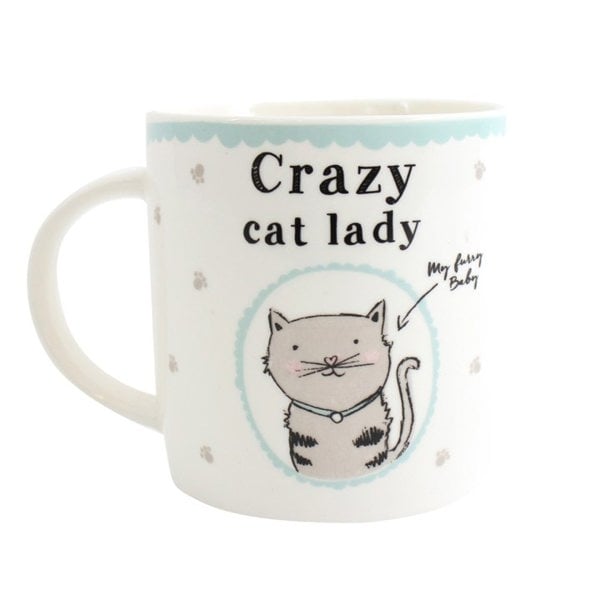 Serano Crazy Cat Lady Boxed Mug