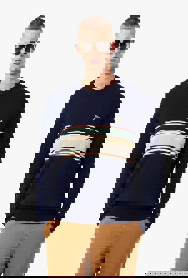 Lacoste French Made Striped Sweater