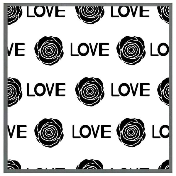 Benjamin Tate Design Rose & love print (Picutre Frame)
