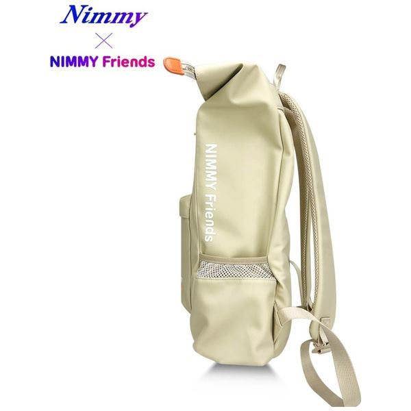 Nimmy Friends Glasses Cool Cat Laptop Backpack Khaki - N-KM-DNBB-05