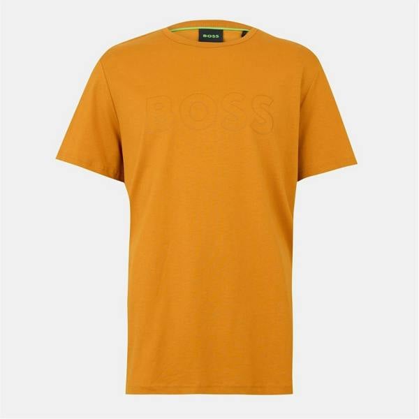 Boss Mens Teebo T-Shirt - Dark Yellow - 