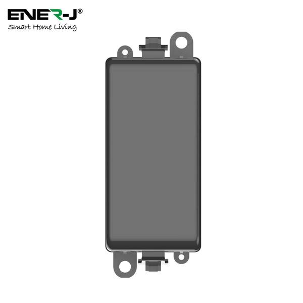 ENER-J Wireless Grid Switch Compatible with Gridpro plate, Satin Chrome (Eco Series)
