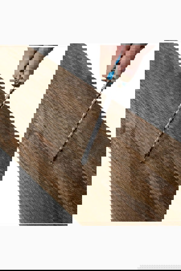 Living and Home 36Pcs PVC Wooden Self-adhesive Laminate Flooring Planks for Home Decor