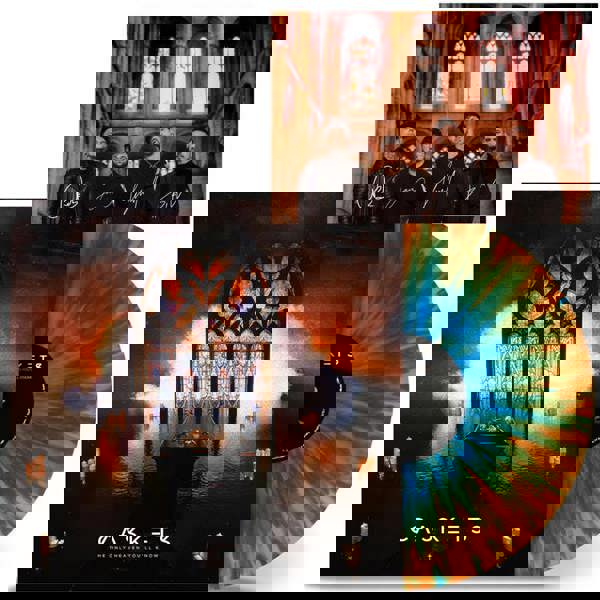 Caskets 'The Only Heaven You'll Know' LP Orange Sky Blue Splatter Vinyl with EXCLUSIVE HAND SIGNED PHOTO CARD