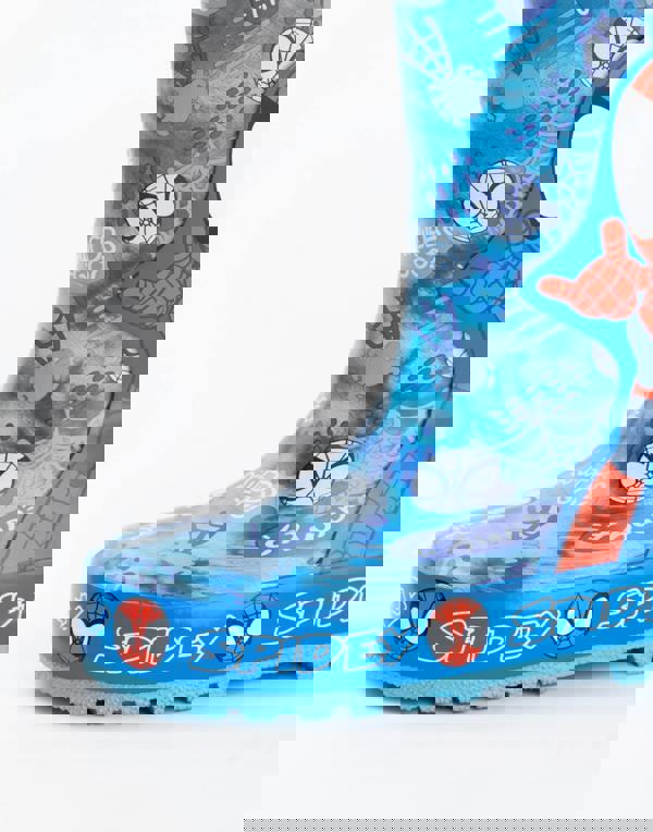 Marvel Spidey & His Amazing Friends Unisex Kids Blue Thwip Wellington Boots with Handles