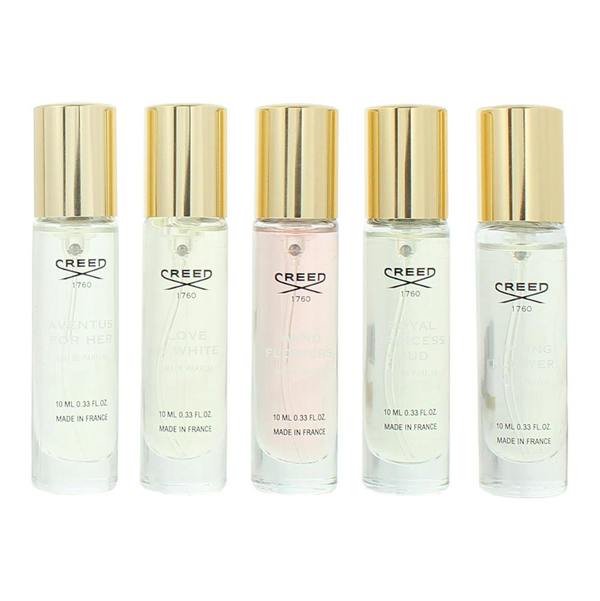 Creed Aventus, Love in  White, Wind Flowers, Royal Princess Oud, Spring Flower Eau de Parfum 5 x 10ml