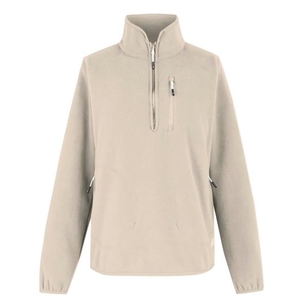 Regatta Womens/Ladies Frankie Quarter Zip Fleece Top - Light Vanilla