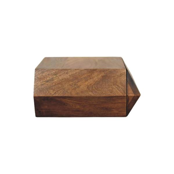 Artisan Furniture Solid Wood Prisma Wall-Mounted Unit, 1 Drawer, Brown