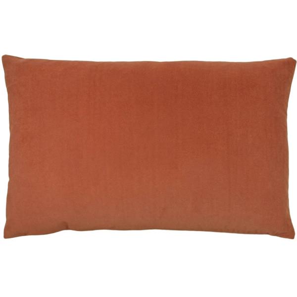 Furn Contra Cushion Cover - Brick Red/Cream - 