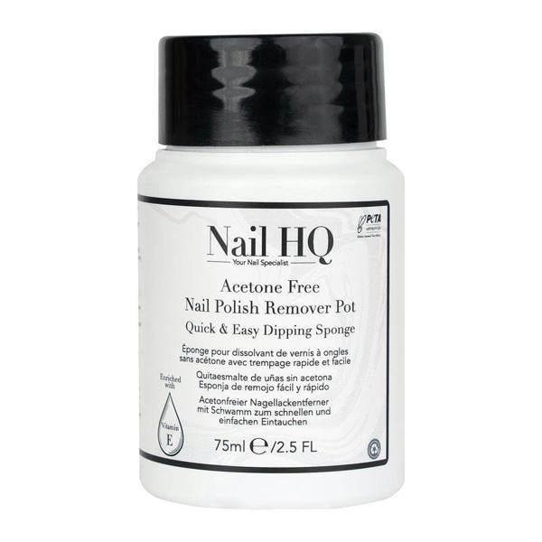 Nail HQ Acetone Free Nail Polish Remover Sponge  - 75ml