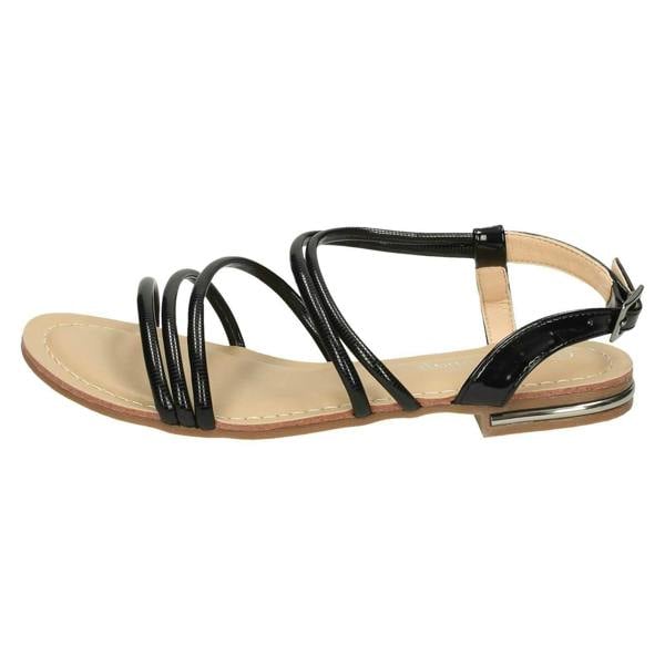 Savannah Ladies Savannah Flat Strappy Summer Sandals