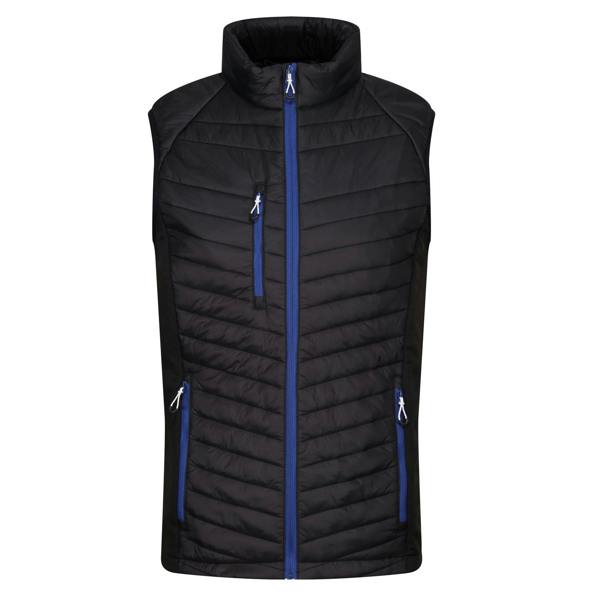 Regatta Mens Navigate Hybrid Body Warmer - Black/New Royal - 