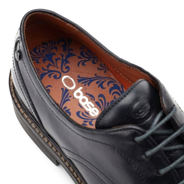 Base London Mawley Chunky Derby Mens Shoes - Black