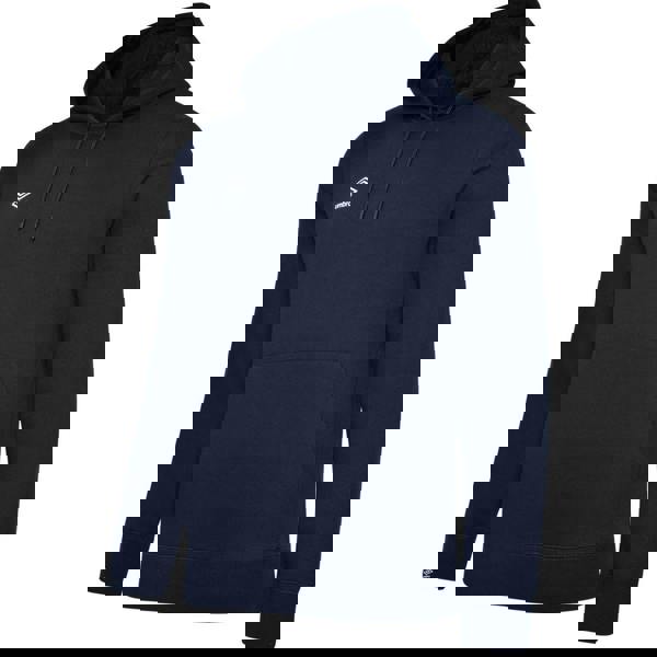 Umbro Childrens/Kids Club Leisure Drawstring Hoodie - Navy/White