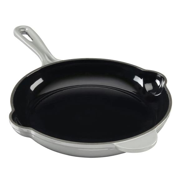 Cook Professional Cast Iron Frying Pan & Skillet 2 Piece Set | Grey