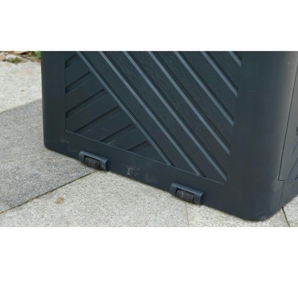 Gr8 Garden Plastic 120L Storage Box Garden Outdoor Shed Deck Utility Cushion Chest Truck