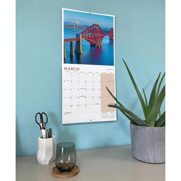 Scotland Calendar 2027, Wall Calendars, Month To View, Travel, Gift