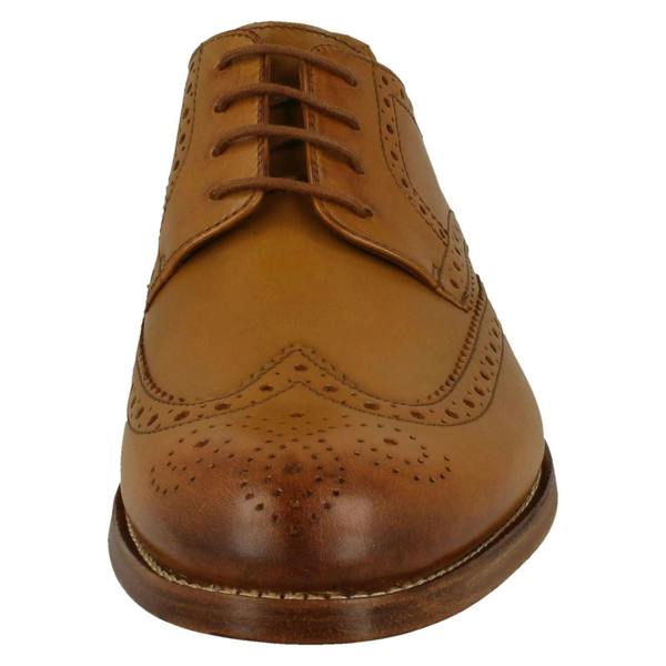 Clarks Mens Clarks Formal Brogue Detailed Shoes James Wing
