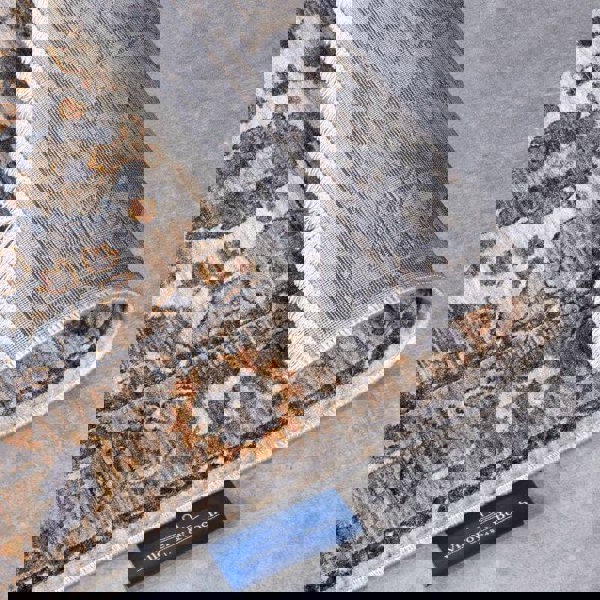 The Rugs Short-Pile Oriental Bordered Design Rug