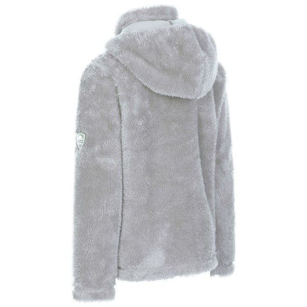 Trespass Girls Violetta Fluffy Fleece Jacket - Pale Grey