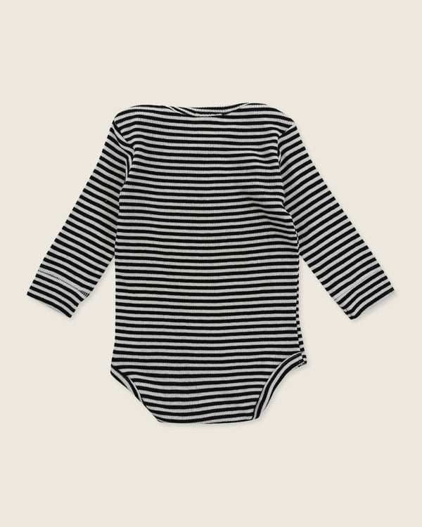 Multicolour Stripe Print Rib Bodysuit - image 5