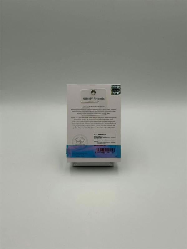 Nimmy Friends Nimmy Cool & Cute 2.0 Blue Terrier Dog Embroidery Magnetic Stand with MagSafe Grey - N-KM-BSZJ-019