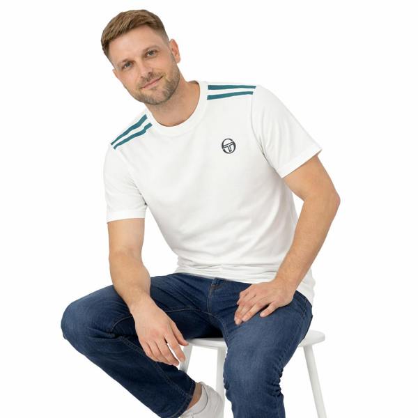 Sergio Tacchini Locchi T-Shirt Gardenia/Harbor Blue