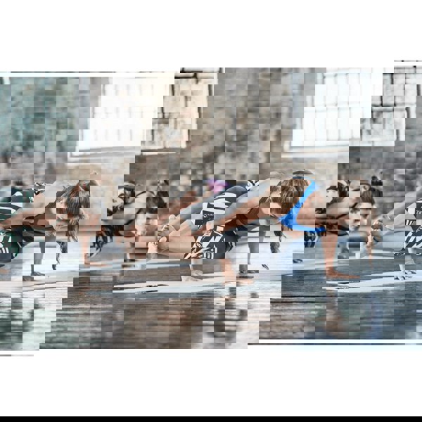 Yoga Class using the Reebok Studio Yoga Mat - Grey